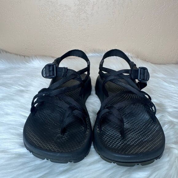 Chaco Z/Cloud X Women's Strappy Sport Comfort Sandals Black Size 10 - Picture 2 of 10